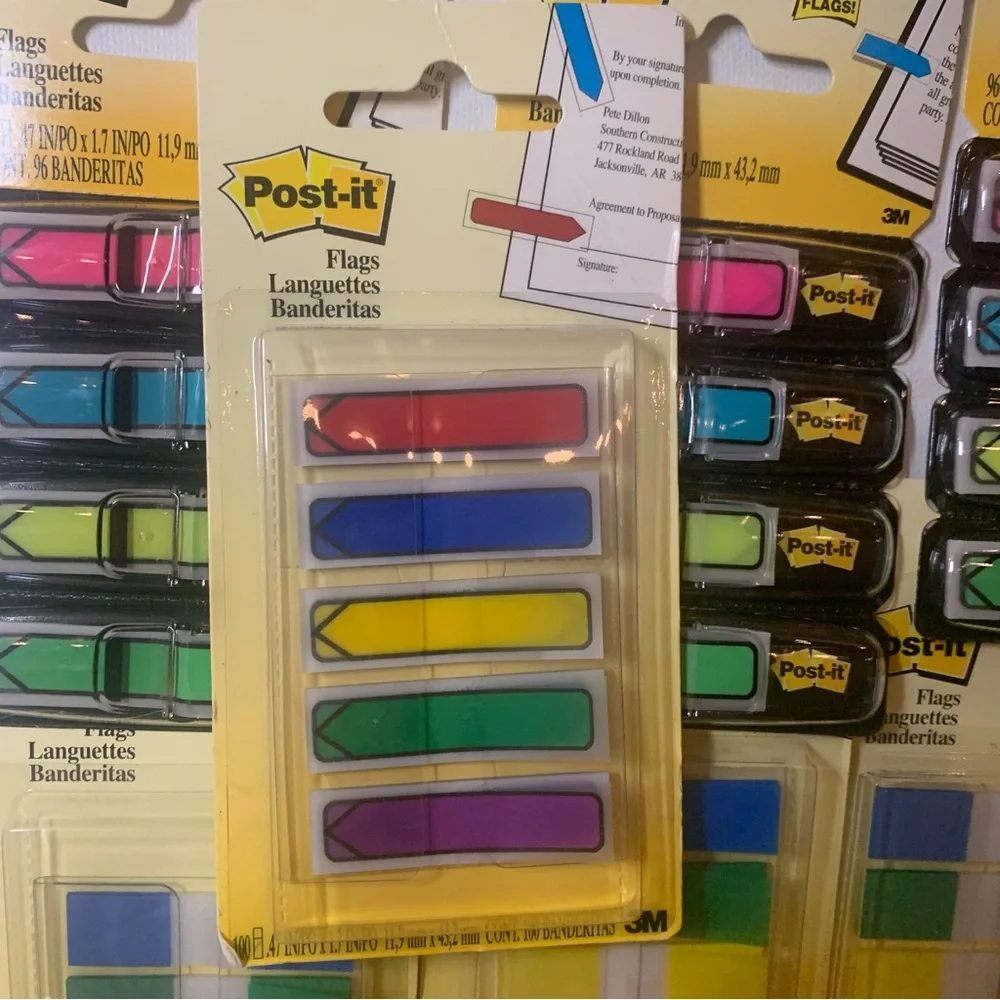 Bundle of 13 sticky note tabs